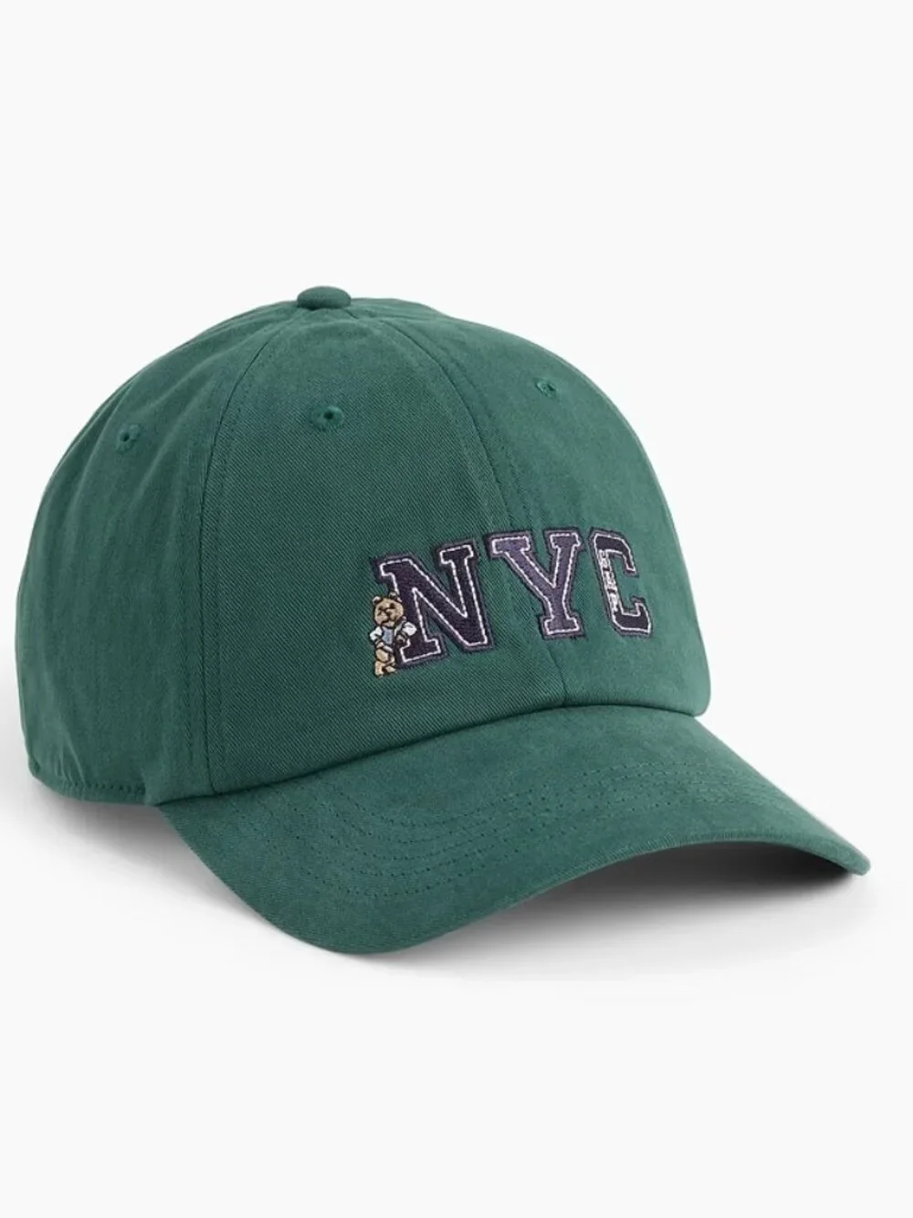 Gap Logo Baseball Hat Bear New York NWT! Forest Green 💚